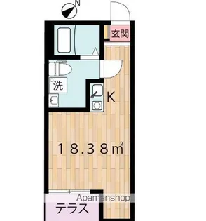 ベルシャンテ浜町【3階】の間取り