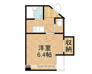 利休館【302号室】の間取り