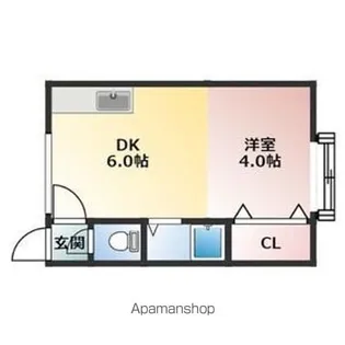 ステージイン南郷【3号室】の間取り