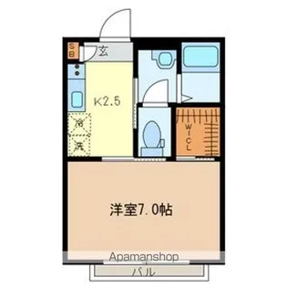 プラザメゾン【202号室号室】の間取り