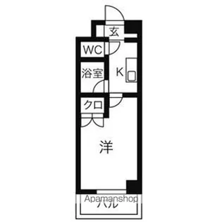 第2コーポ魚半【2階】の間取り