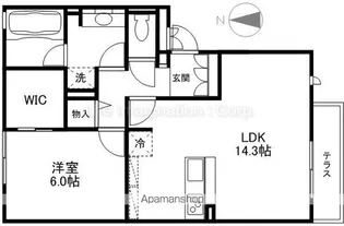 Sta.Plus wan【3階】の間取り