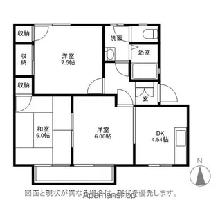 ラ・フォーレ長野C棟【2階】の間取り