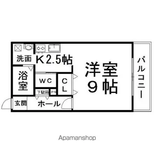 クールラピュタ【206号室】の間取り