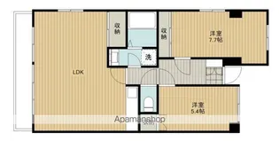 グランパレスT・S B棟【206号室号室】の間取り