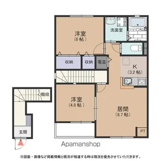 ベアーレ B【201号室号室】の間取り