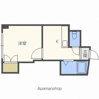 コスモス菊水【7階】の間取り