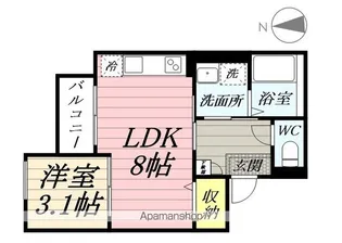 REGALEST 仙台東照宮【2階】の間取り