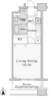 レジディア西麻布【5階】の間取り