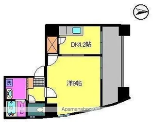 ウエストコート【7階】の間取り