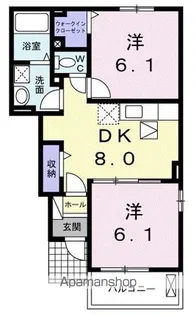 ウィンド・コート【1階】の間取り