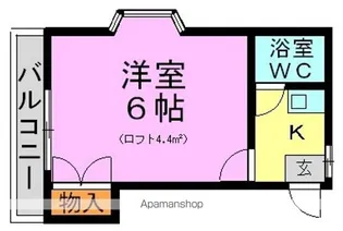 ヴィラ・ブランカ【2階】の間取り