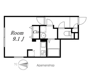 LUORE浄心【4階】の間取り