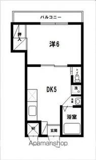 コーポ常徳【2階】の間取り