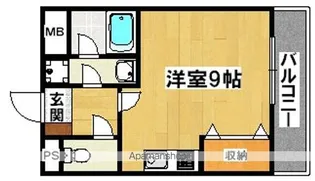 ロイヤルメゾン北花田【2階】の間取り