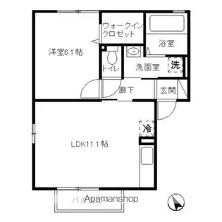 サンフローラ A【2階】の間取り