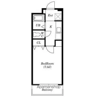 サンヒルズB【B107号室】の間取り