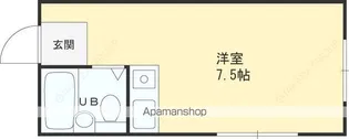 大前上ヶ原ハイツ【2階】の間取り