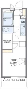レオパレスYAHAGIⅡ【302号室】の間取り