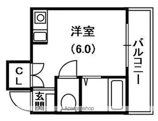 メビウス香里レジデンス【1階】の間取り