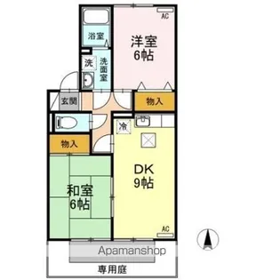 グランドソレーユ S【103号室】の間取り