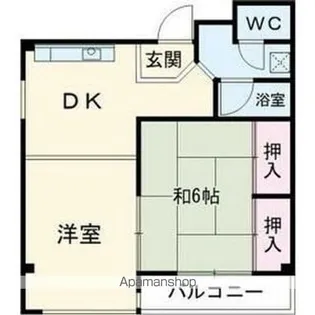宮田ビル【4階】の間取り