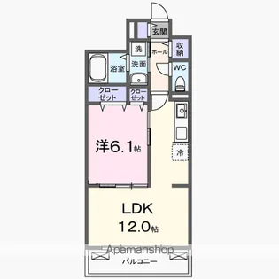 ボナミ B【3階】の間取り