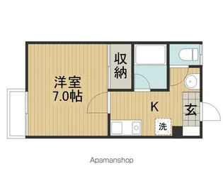S.S.ハイツA棟【107号室】の間取り