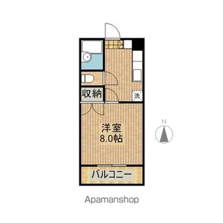 ベルハイムツバイテ【4階】の間取り