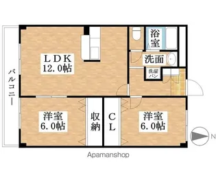 セイフティ日比野【202号室】の間取り