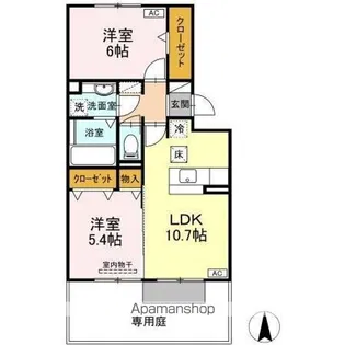 グラン メゾン【1階】の間取り