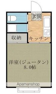 カーサCALM【2-A号室】の間取り