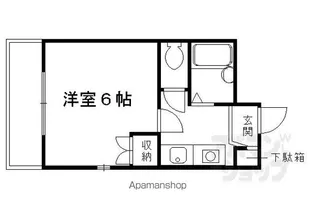 エステート中書島【2階】の間取り
