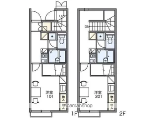 レオパレス悠 1【1階】の間取り