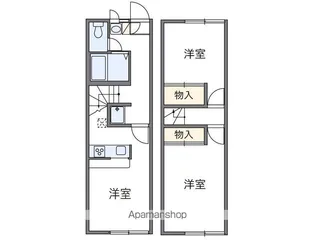 カサベルテSHIMAⅡ【101号室】の間取り