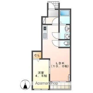 クレストⅢ【1階】の間取り