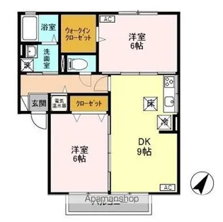 ヴィータ【1階】の間取り