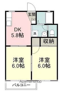 チャオ御殿場【1階】の間取り