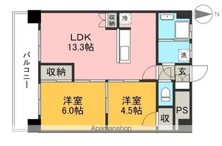 N&A APARTMENT【1階】の間取り