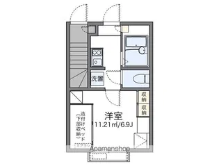 レオパレス吹上の杜【101号室】の間取り