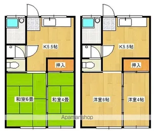 コーポ千恵【1階】の間取り