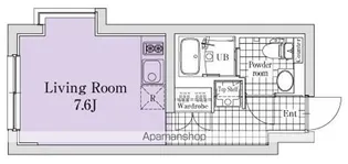 オーキッドレジデンスYOYOGI WEST(旧EXAM代々木)【3階】の間取り