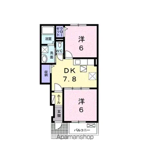 ダイアンサス【1階】の間取り