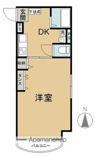 マルイブーゲンビリア【1階】の間取り
