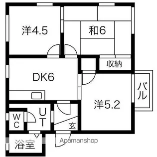 サンコーポNO.8【2階】の間取り