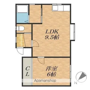 M・KハイツA【2階】の間取り