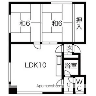 ショート麻生【3階】の間取り
