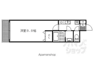 クローバーコート【202号室】の間取り