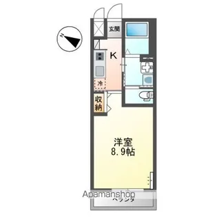 エスパスコンフォー【1階】の間取り