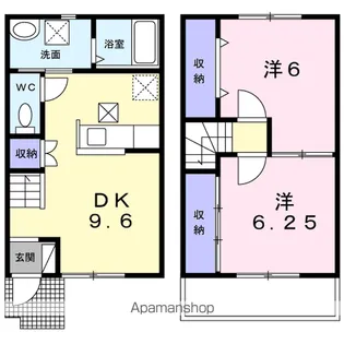 プラネット【1階】の間取り